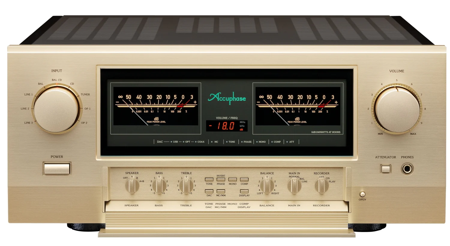 Accuphase E-5000 - Ampli intégré 240 WRMS/C, A/B, facteur amortissement de 1000 - Image 5