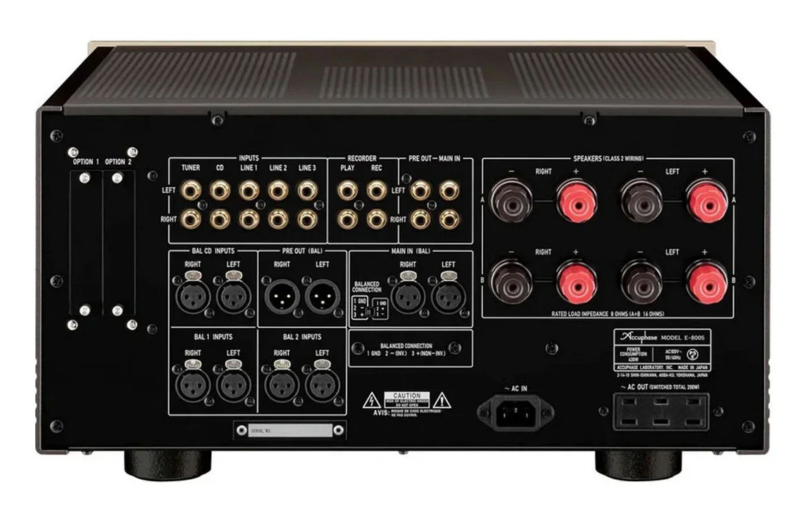 Accuphase E-800S - Amplificateur stéréo intégré de pure classe A 50 W/C sous 8 ohms - Image 3