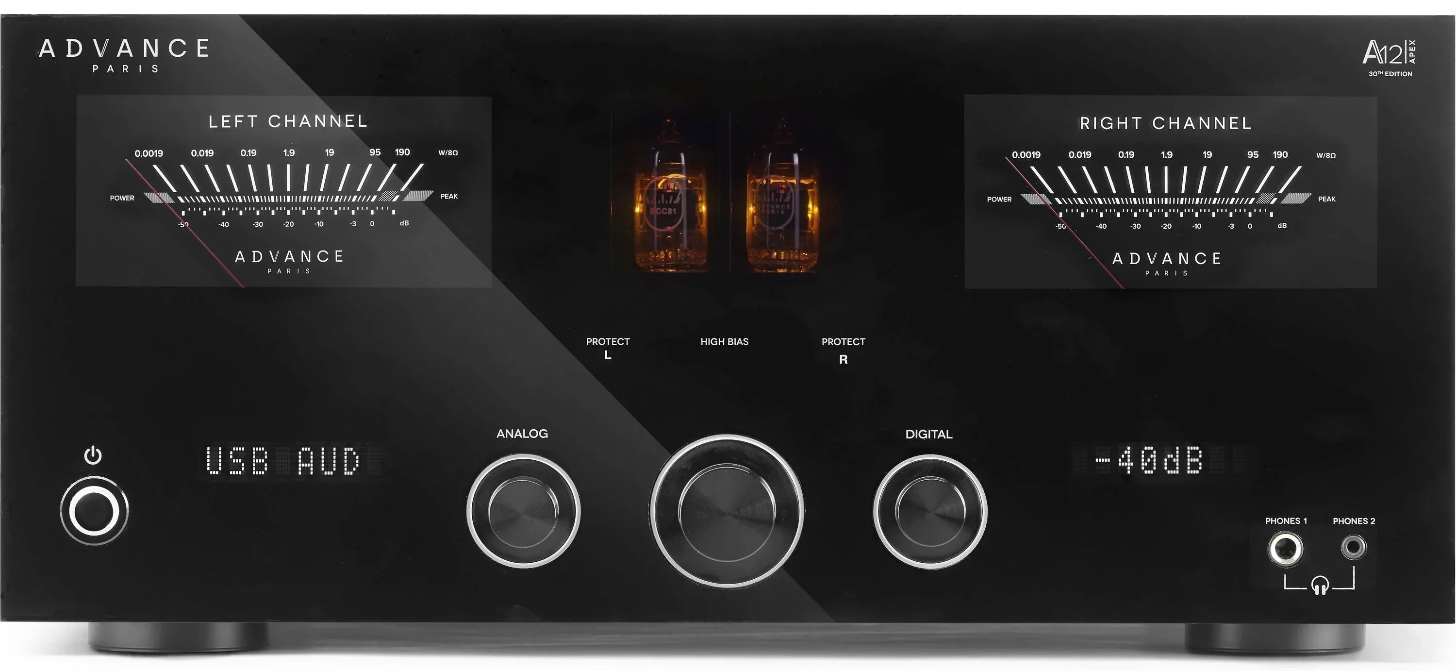 Advance Paris APEX A12 | Amplificateur stéréo haute-fidélité 2 x 190 watts - Image 3