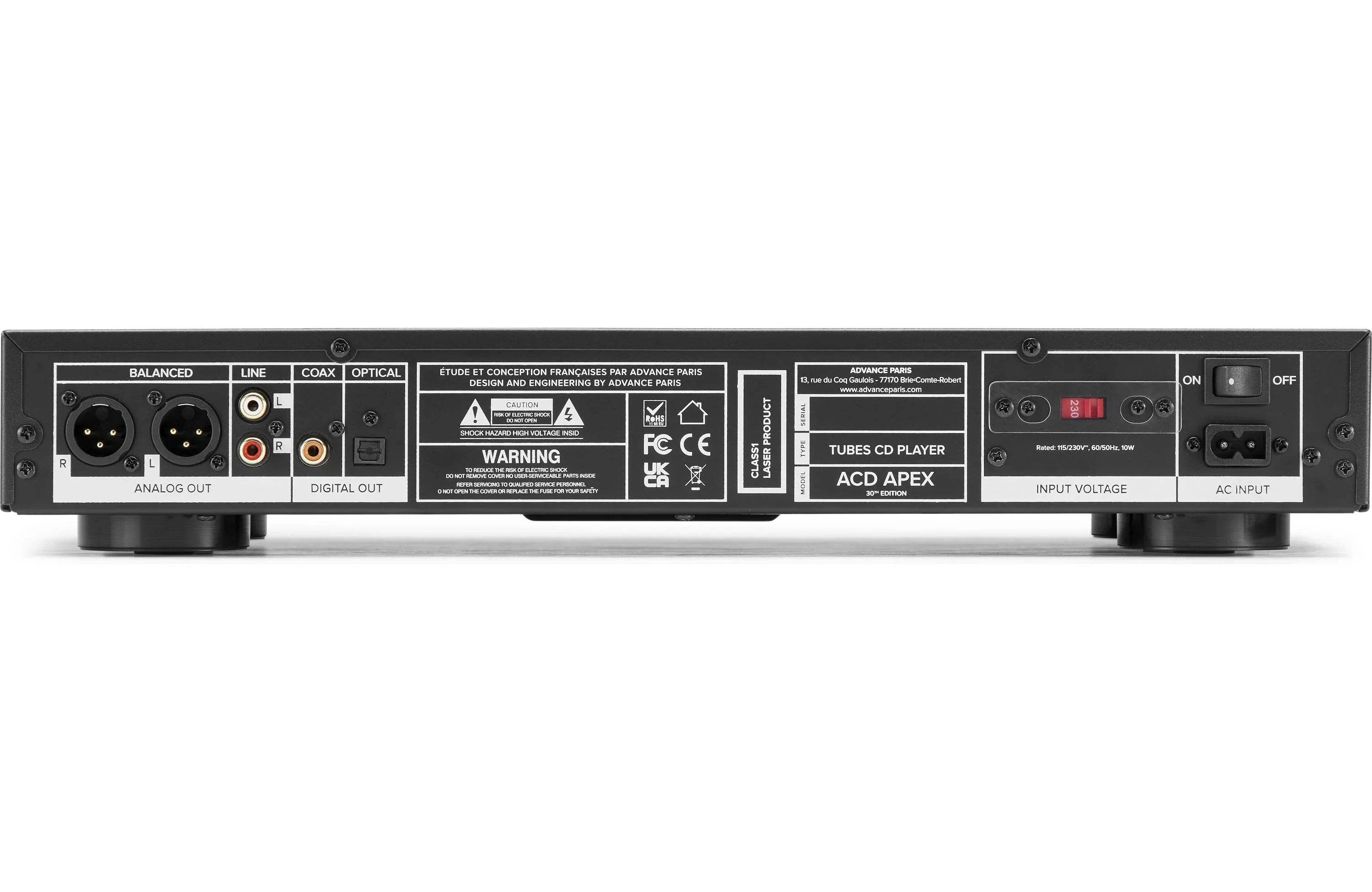 Advance Paris ACD APEX | Lecteur cd hybride simple. - Image 3