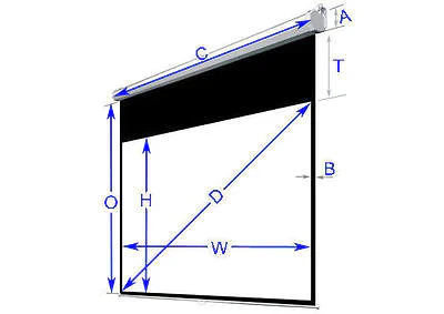 Antra PSA-150AG - Toile de projection 150'' motorisée constraste élevé - Image 3