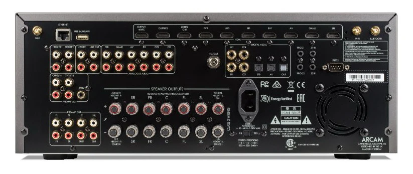 ARCAM AVR21 - Récepteur cinéma maison 7.1.4, 90 Watts, 7 Canaux amplifiés - Image 4