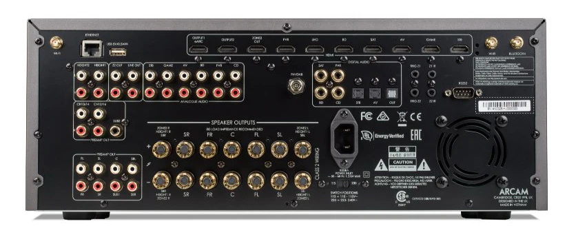 ARCAM AVR31 - Récepteur cinéma maison 7.1.4 100 Watts, 7 Canaux amplifiés - Image 3