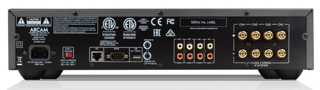 ARCAM PA410 - Amplificateur de puissance 4 canaux 70 Watts par canal - Image 4