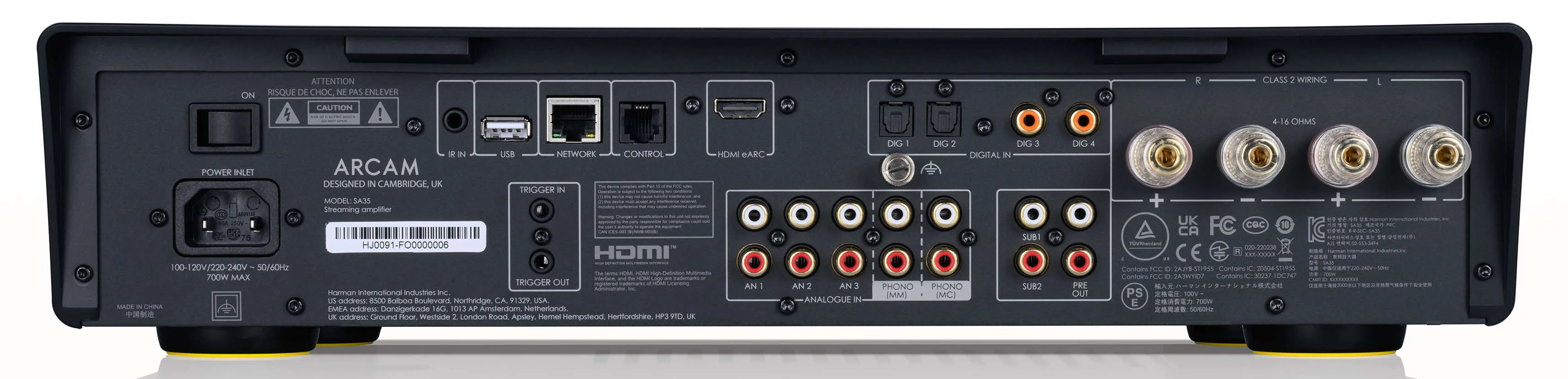 ARCAM SA35 - Amplificateur réseau intégré 120 Watts par canal - Image 3