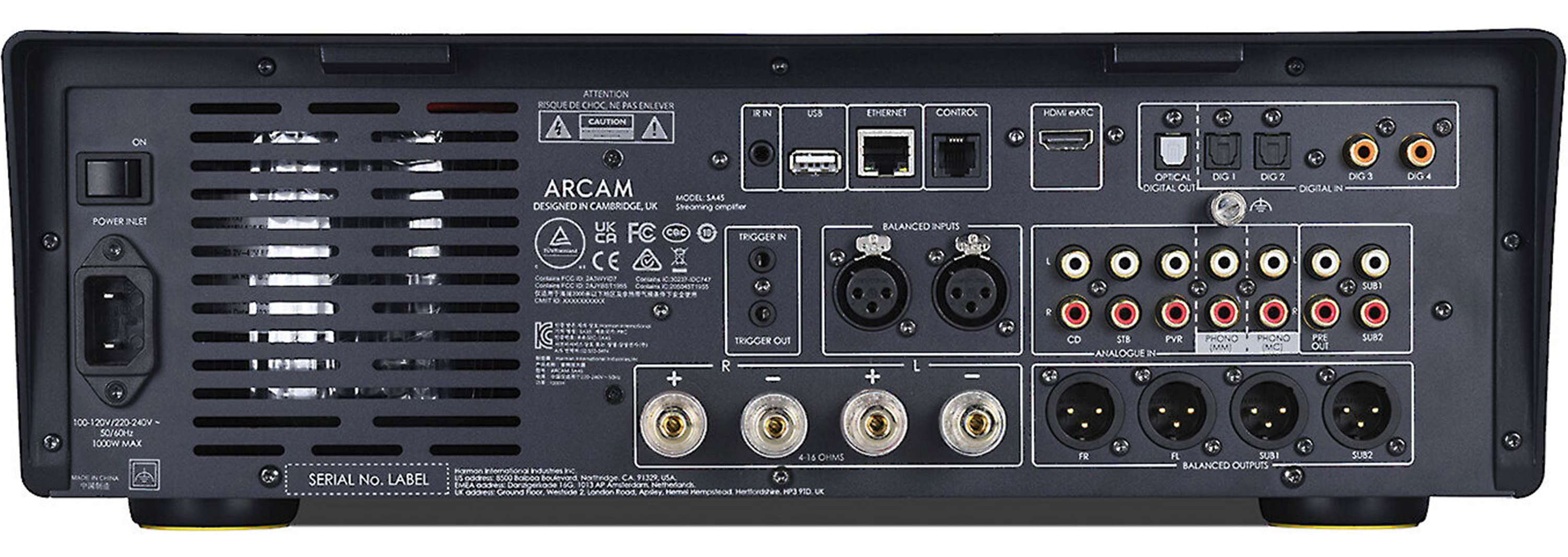 ARCAM SA45 - Amplificateur réseau intégré 180 Watts par canal - Image 4