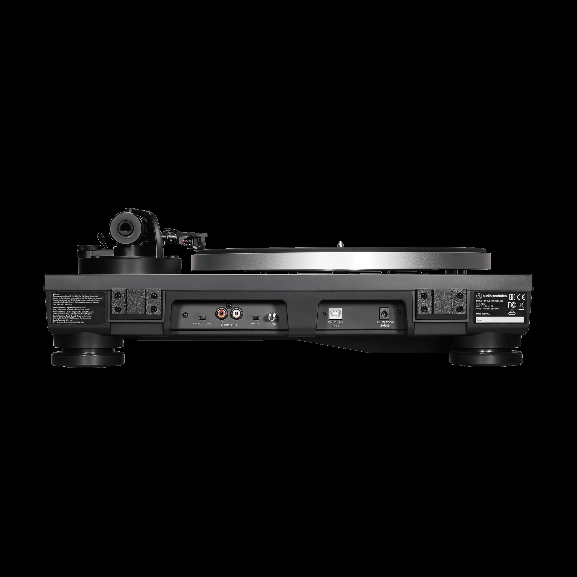 audio-technica AT-LP5X - Table tournante manuelle à entraînement direct - Image 6
