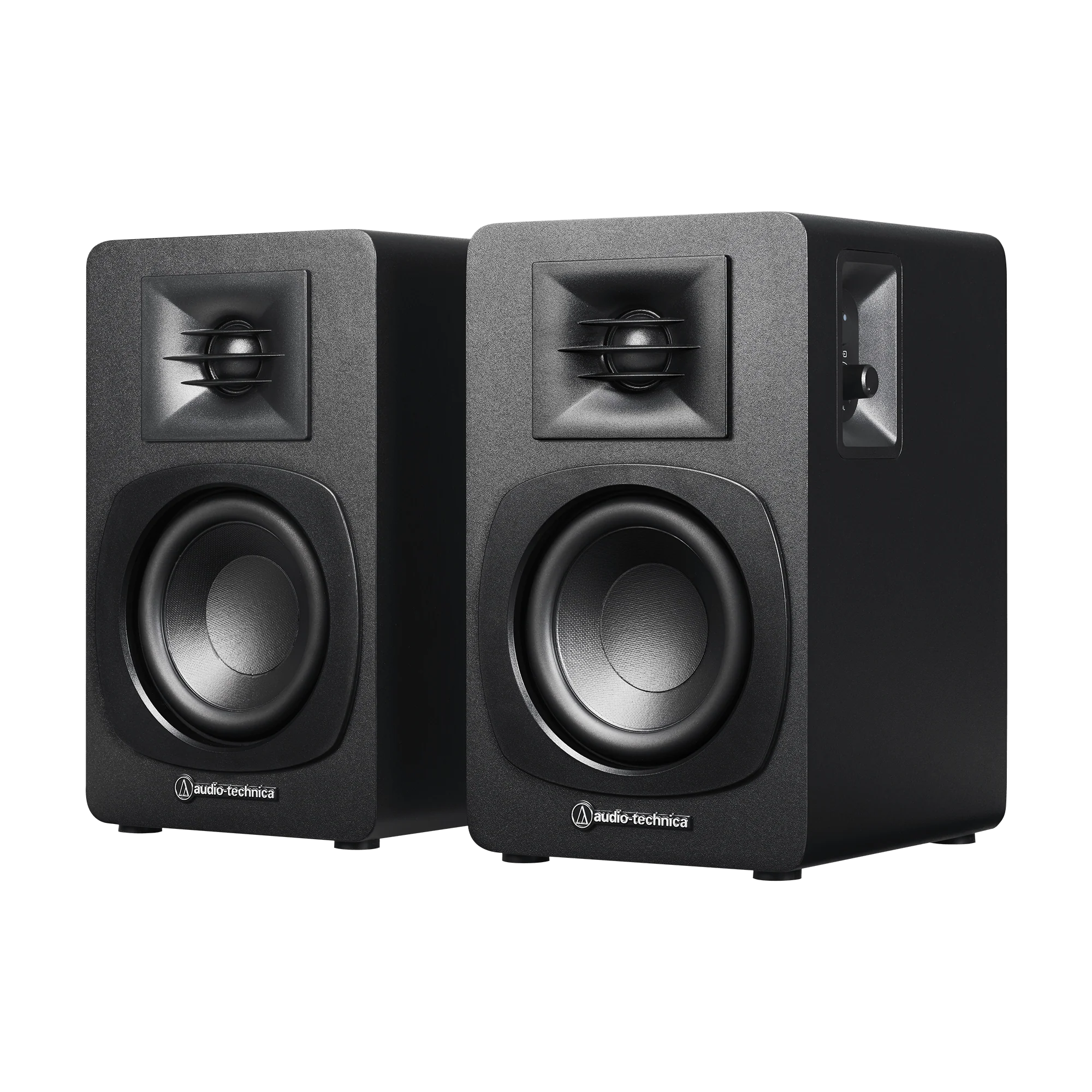 audio-technica AT-SP3X - Enceintes d'étagère amplifiée 30Watts filaire ou Bluetooth - Image 3