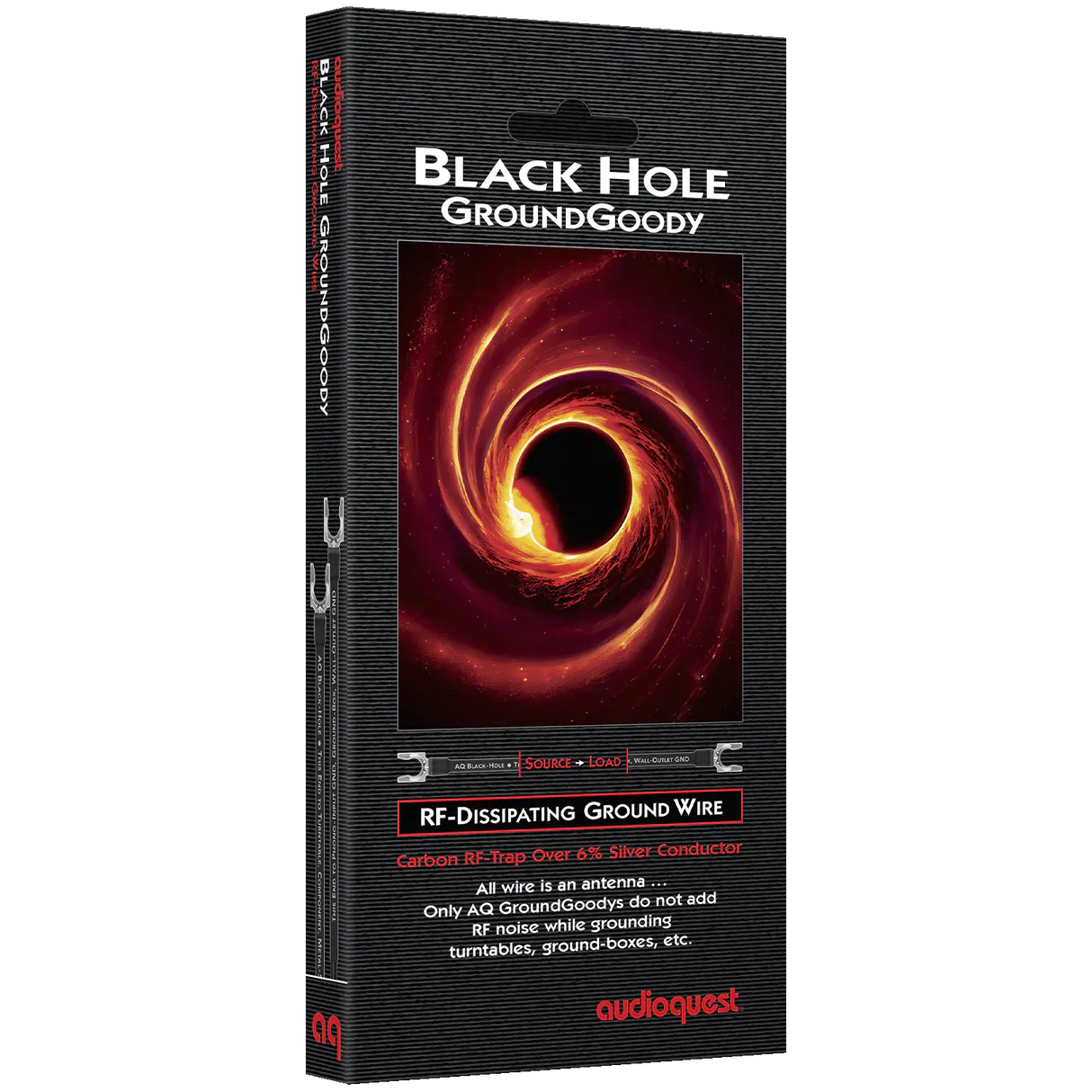 Audioquest Black Hole GroundGoody | Fil de terre dissipant les RF 1.5M (5') - Image 6