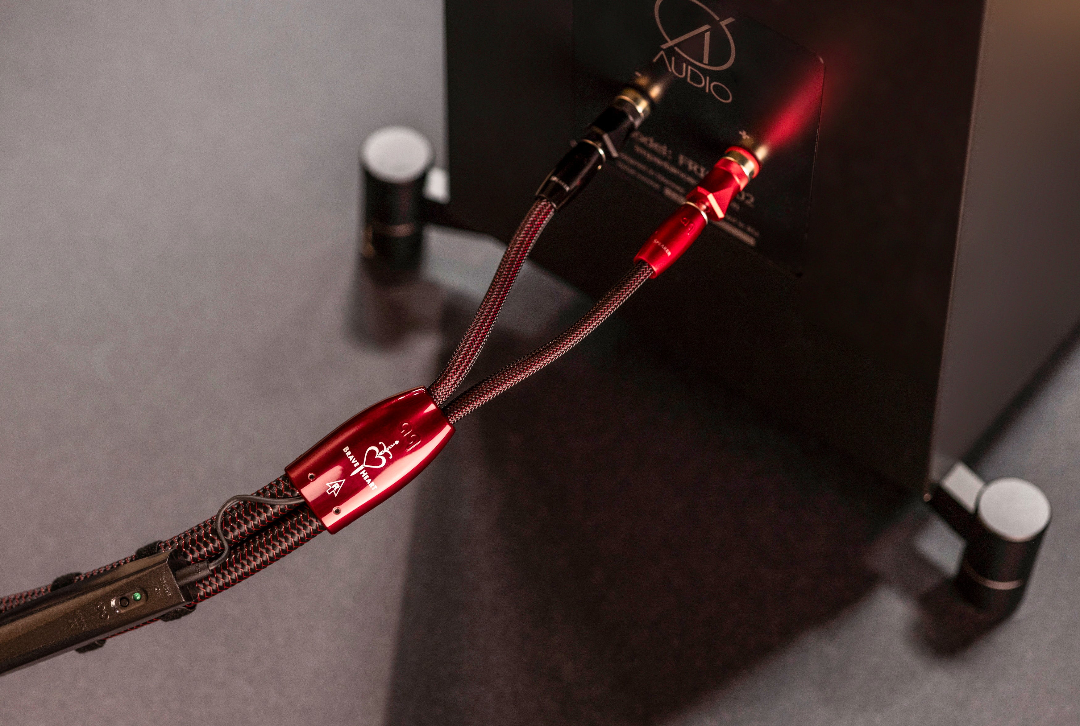 Audioquest Brave Heart : Câbles d’enceintes acoustiques ZERO-Tech Mâle Banane - Image 8