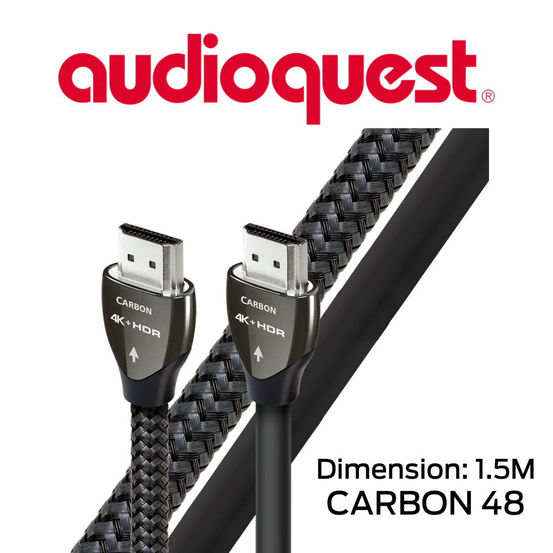 AudioQuest Carbon 48 - Câble HDMI conducteurs et eARC 8K-10K 5% argent - Image 3