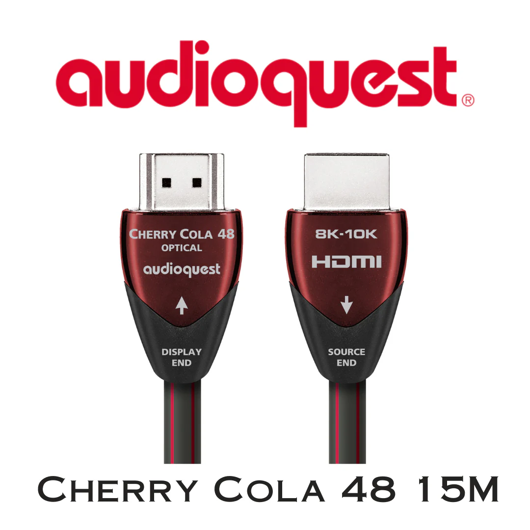 Audioquest Cherry Cola 48 - Câble HDMI Optique actif 0.5% argent - Image 4