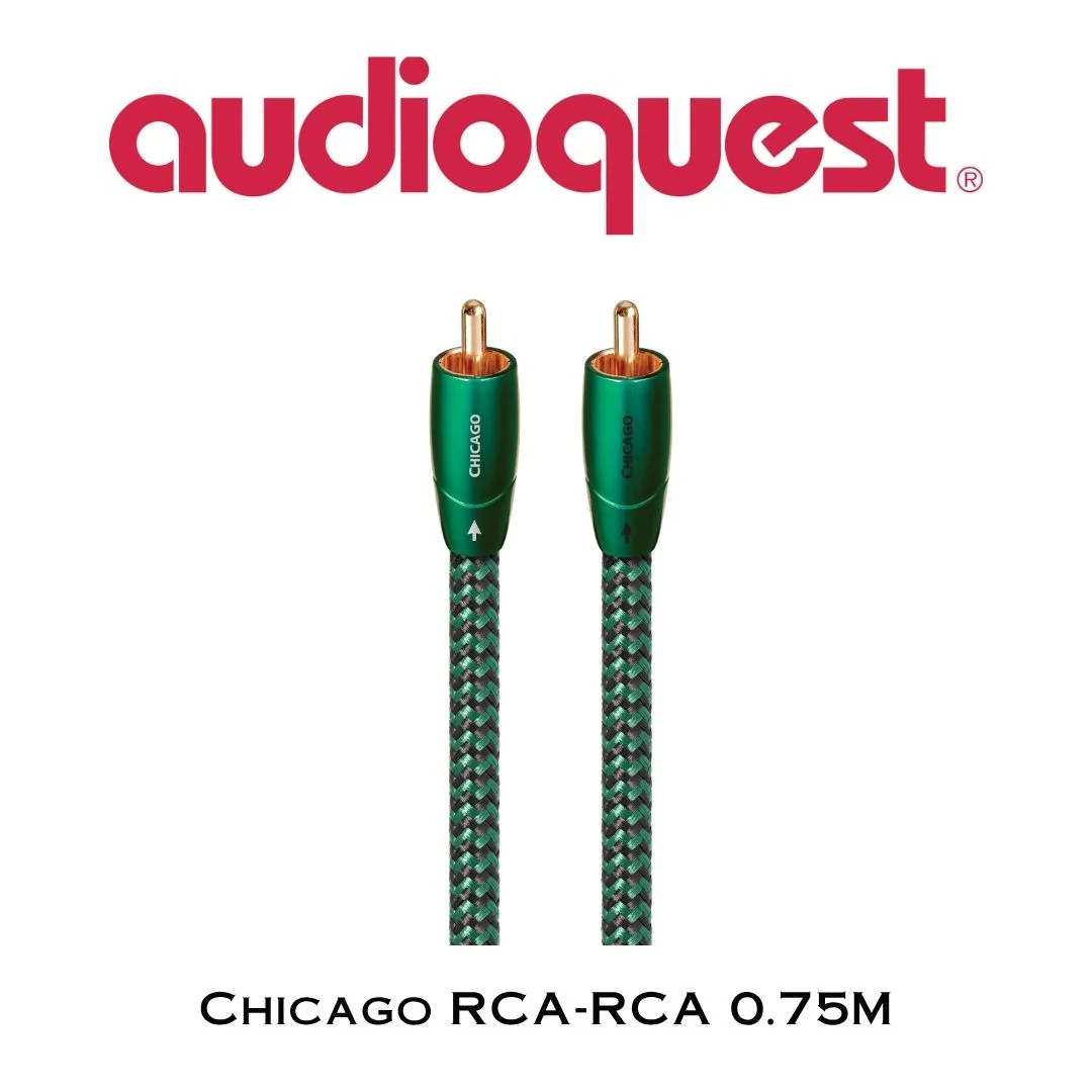 Audioquest Chicago | Câble Audio RCA-RCA Interconnexion (Paire) - Image 3