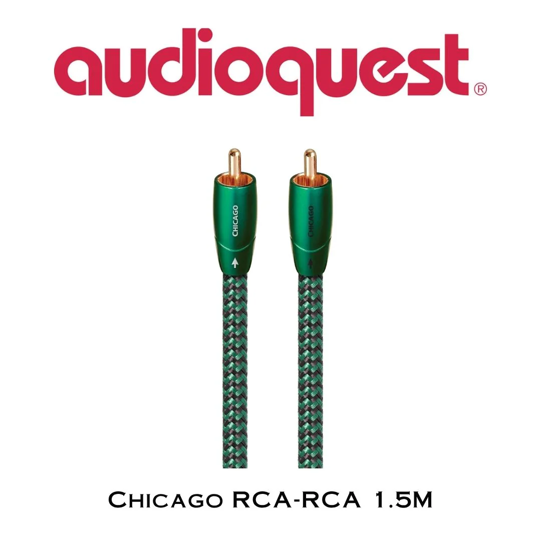 Audioquest Chicago | Câble Audio RCA-RCA Interconnexion (Paire) - Image 5