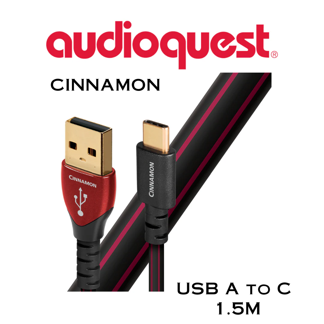 Audioquest Cinnamon - Câble USB A à USB C surface 1.25% solide Argent - Image 2