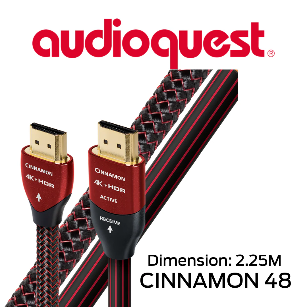 AudioQuest Cinnamon 48 - Câble HDMI conducteurs 1.25% argent 8K-10K! - Image 4