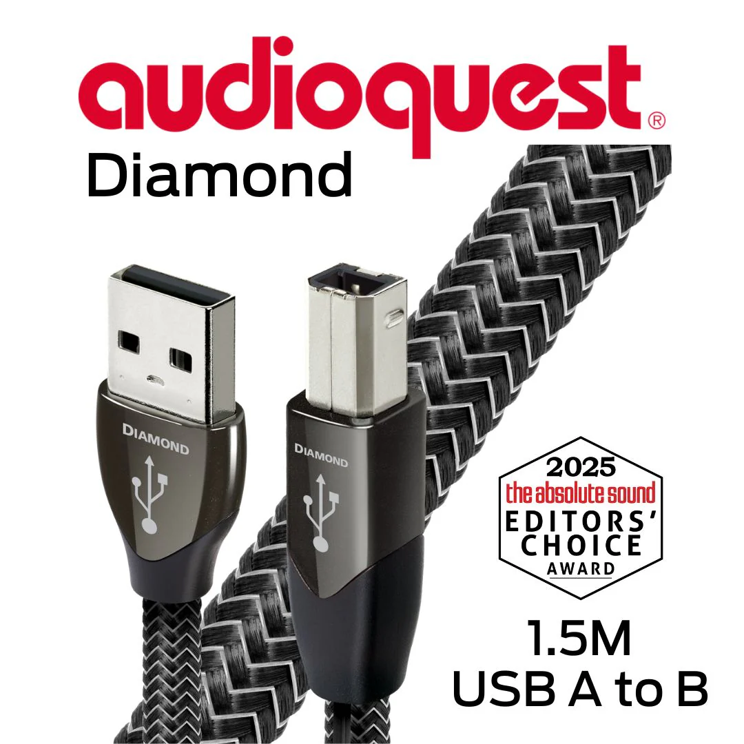 Audioquest Diamond - Câbles d'interconnexion USB A-B 72v 100% argent - Image 3