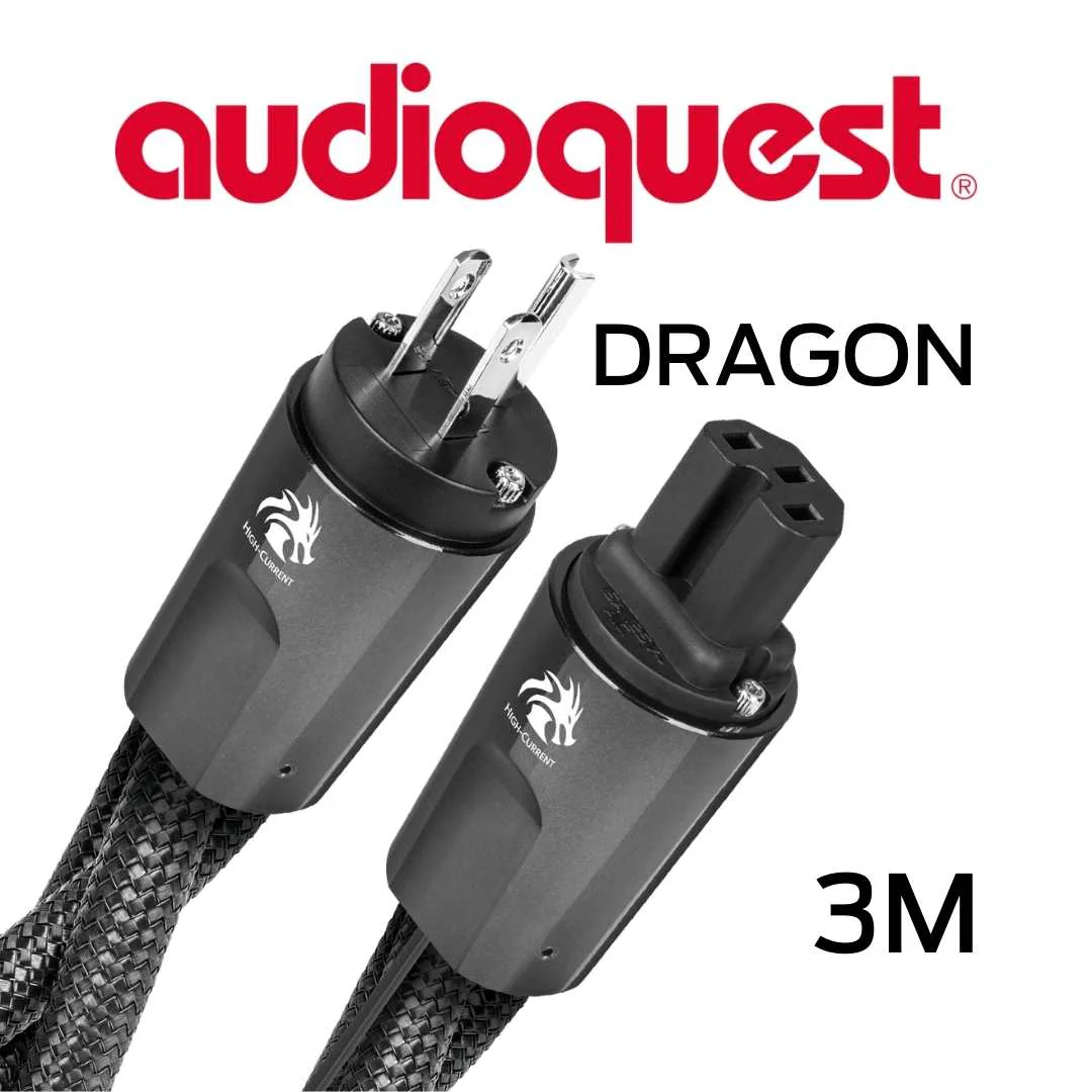 Audioquest Dragon - Câble d'alimentation à courant élevé variable 11AWG 20Amp RMS@125VAC 72vDBS - Image 4