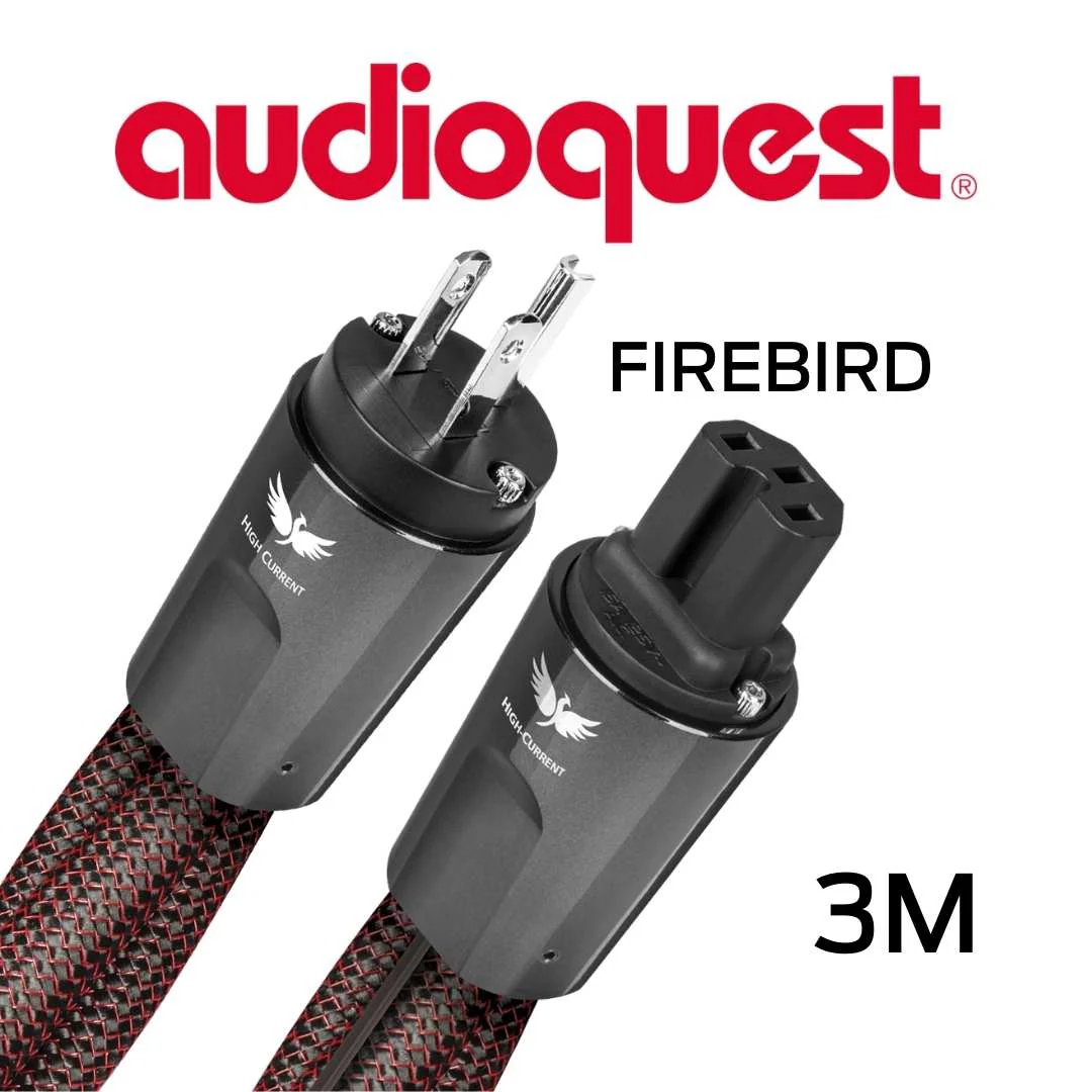 Audioquest Firebird - Câble d'alimentation à courant élevé variable calibre 11AWG 20Amp RMS@125VAC 72vDBS - Image 3