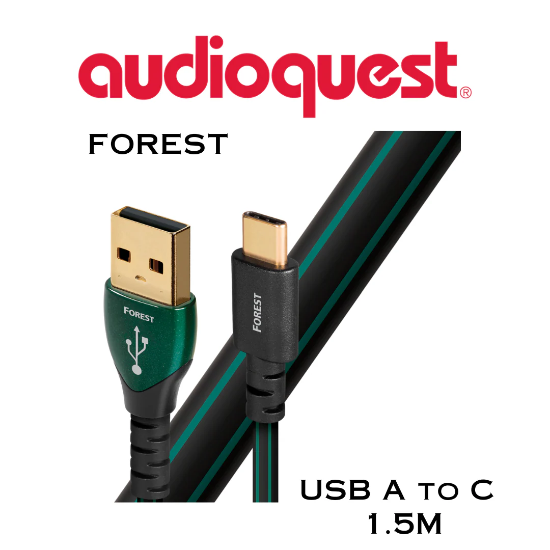 Audioquest Forest - Câble USB A à USB C à surface 0.5% solide Argent - Image 2