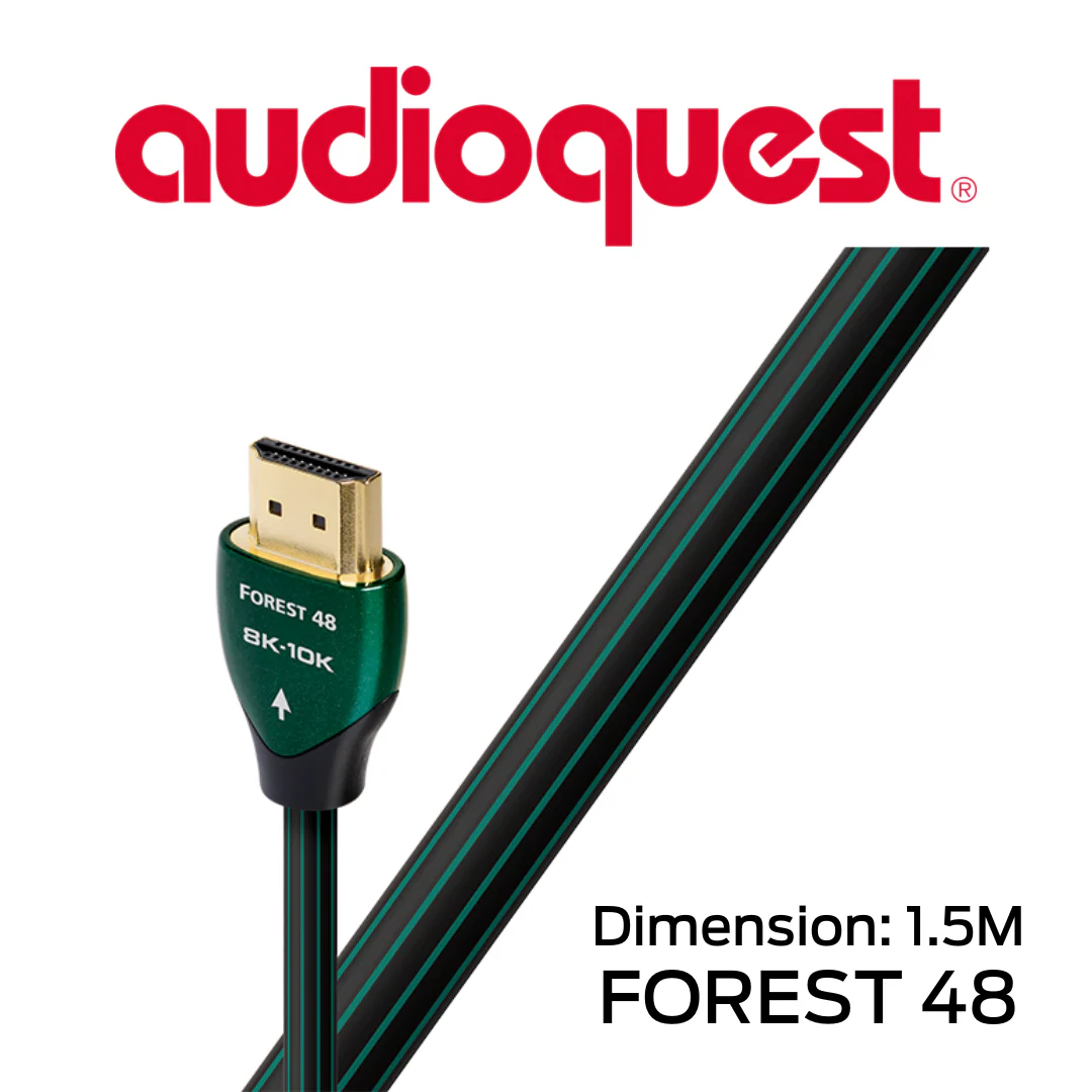 AudioQuest Forest 48 - Câble HDMI 48Gbps 8K-10K 0.5% argent - Image 3
