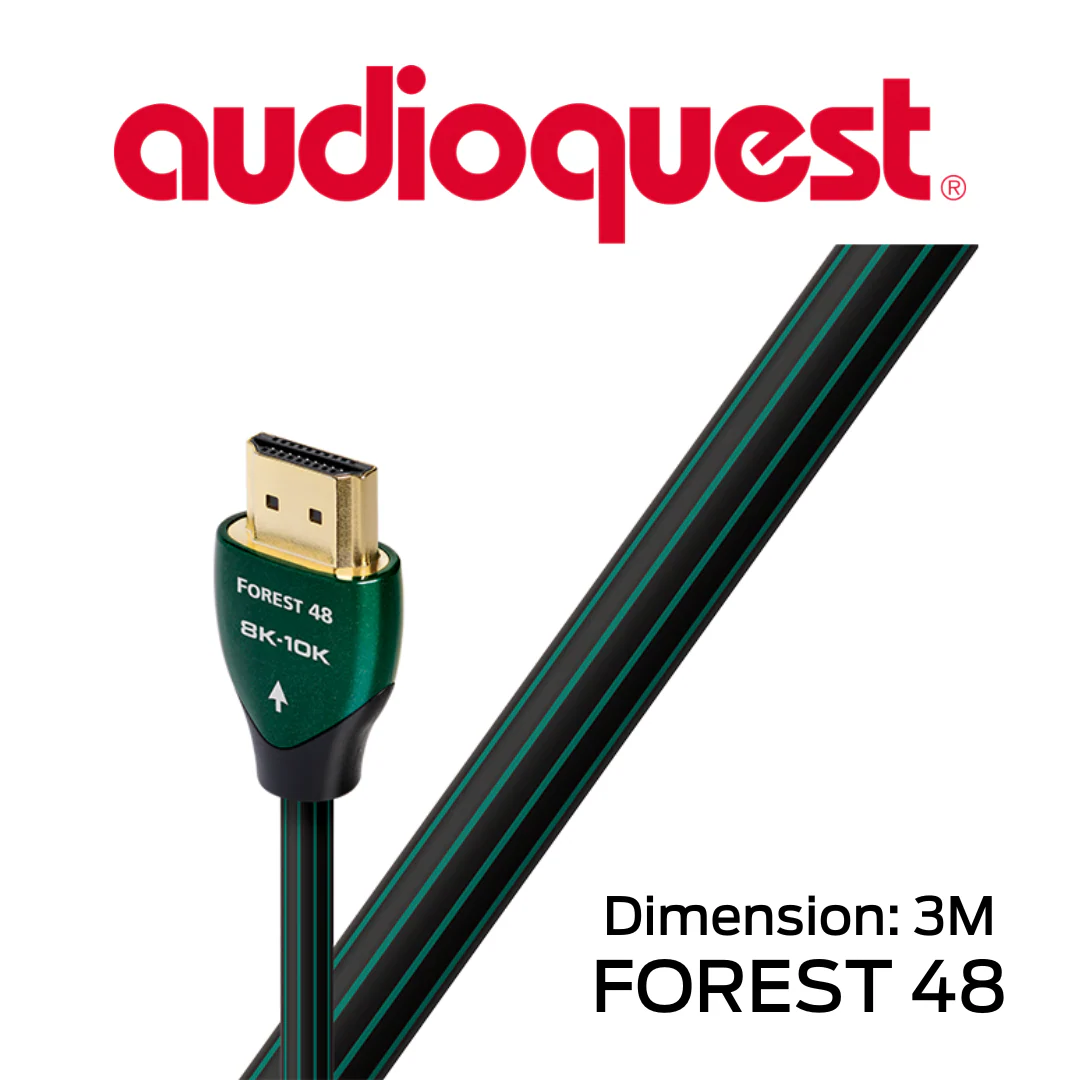 AudioQuest Forest 48 - Câble HDMI 48Gbps 8K-10K 0.5% argent - Image 5