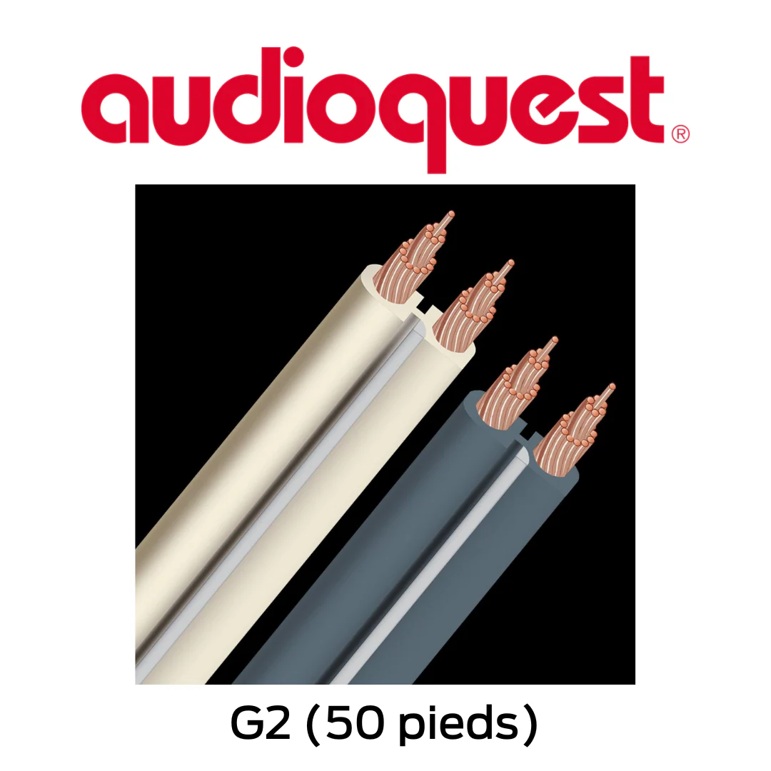 AudioQuest G2 - Câbles de haut-parleurs plat 16 AWG (au pied) - Image 4