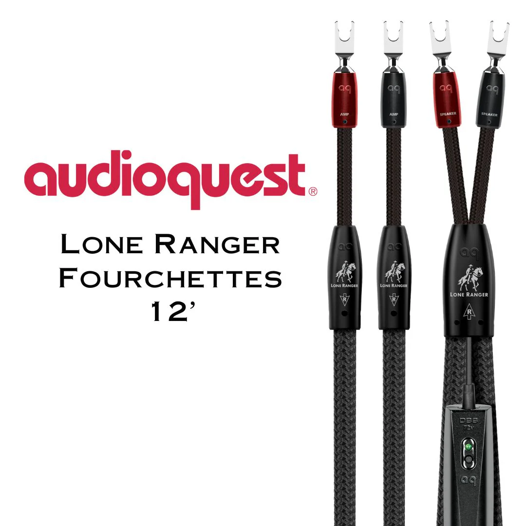 Audioquest Lone Ranger : Câbles d’enceintes acoustiques ZERO-Tech Mâle Fourchettes - Image 5