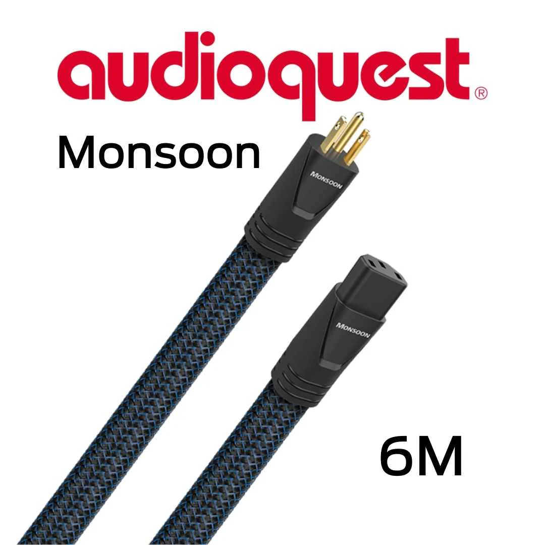 Audioquest Monsoon - Câble d'alimentation tripolaire calibre 12AWG 20 Amp à 60HZ - Image 6