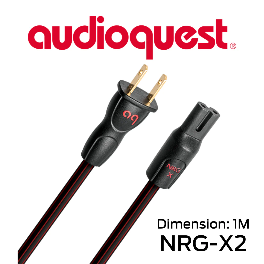 Audioquest NRGX2 - Câble d'alimentation 3 pôles à faible distorsion Calibre 17AWG - Image 2