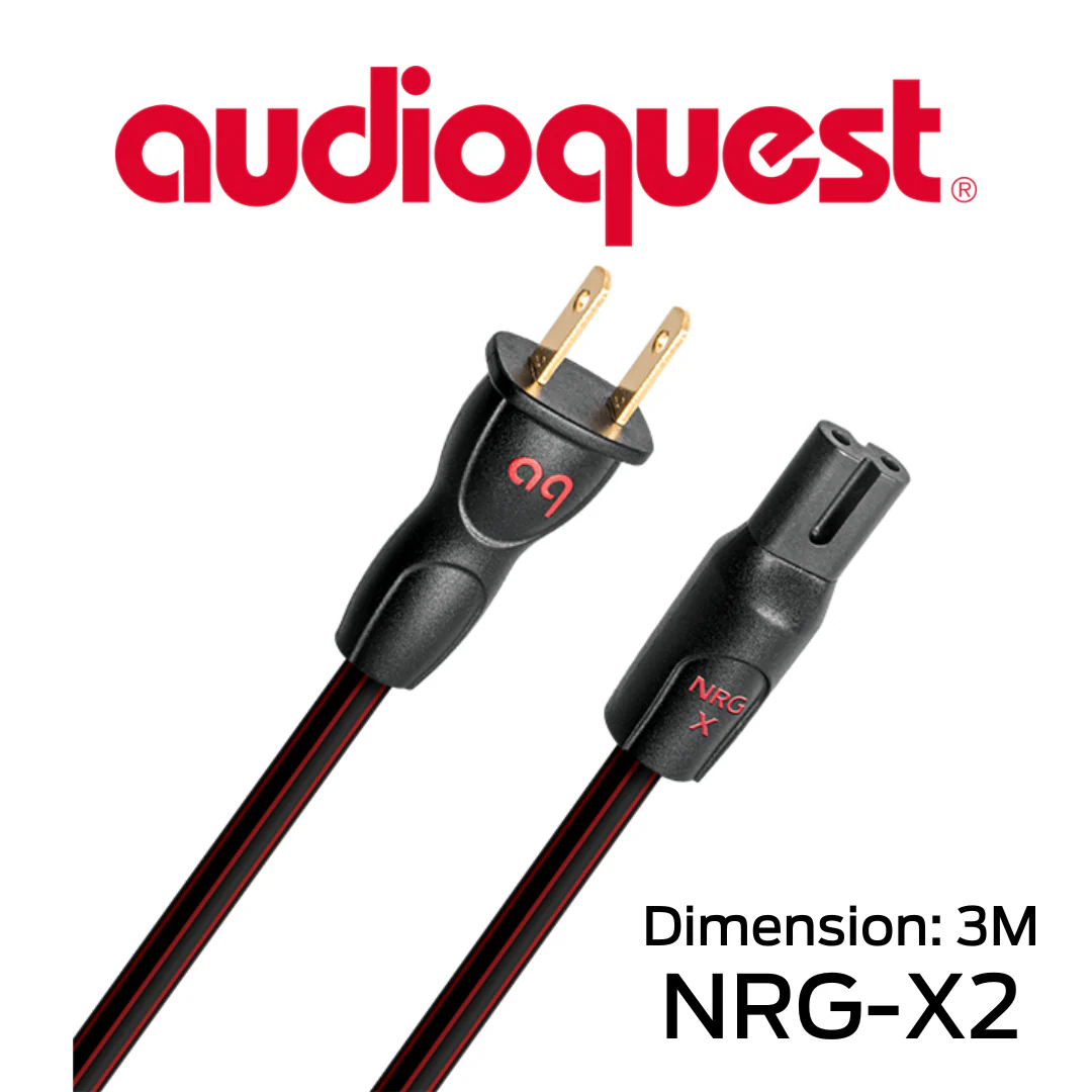 Audioquest NRGX2 - Câble d'alimentation 3 pôles à faible distorsion Calibre 17AWG - Image 4