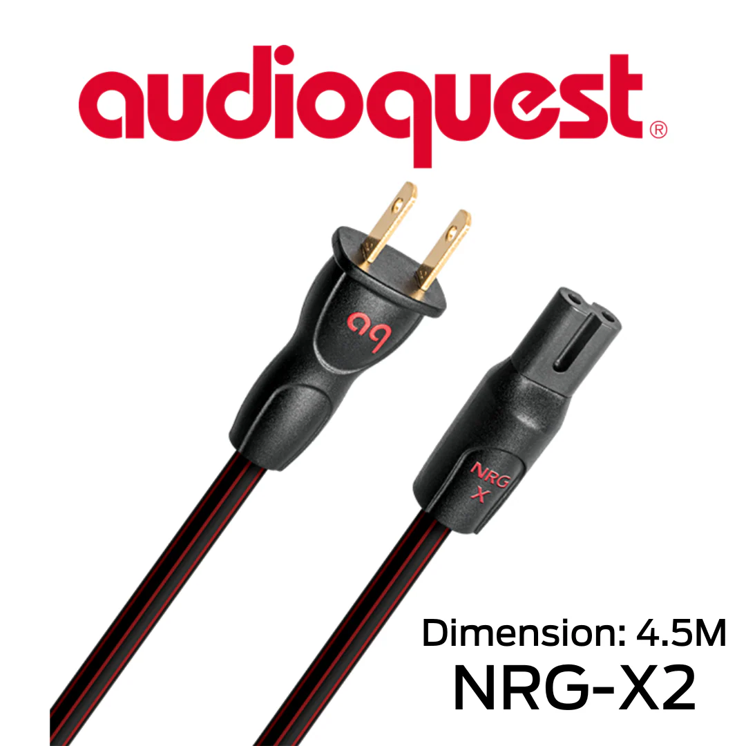 Audioquest NRGX2 - Câble d'alimentation 3 pôles à faible distorsion Calibre 17AWG - Image 5