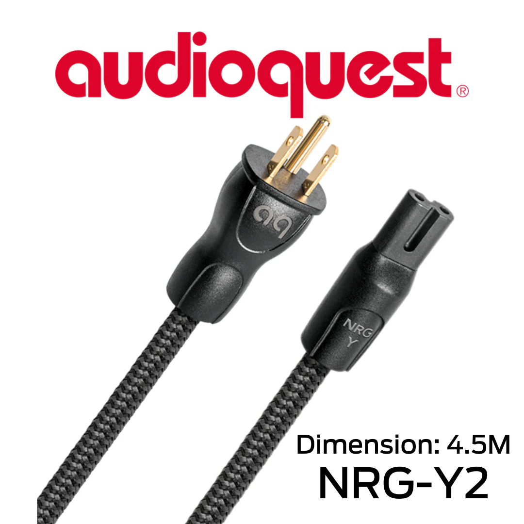 Audioquest NRGY2 - Câble d'alimentation tripolaire calibre 17AWG - Image 6
