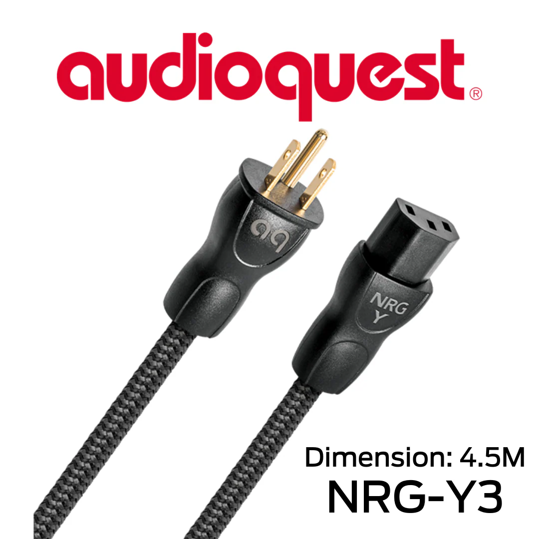 Audioquest NRGY3 - Câble d'alimentation tripolaire calibre 16AWG 12 Amp@120V - Image 5