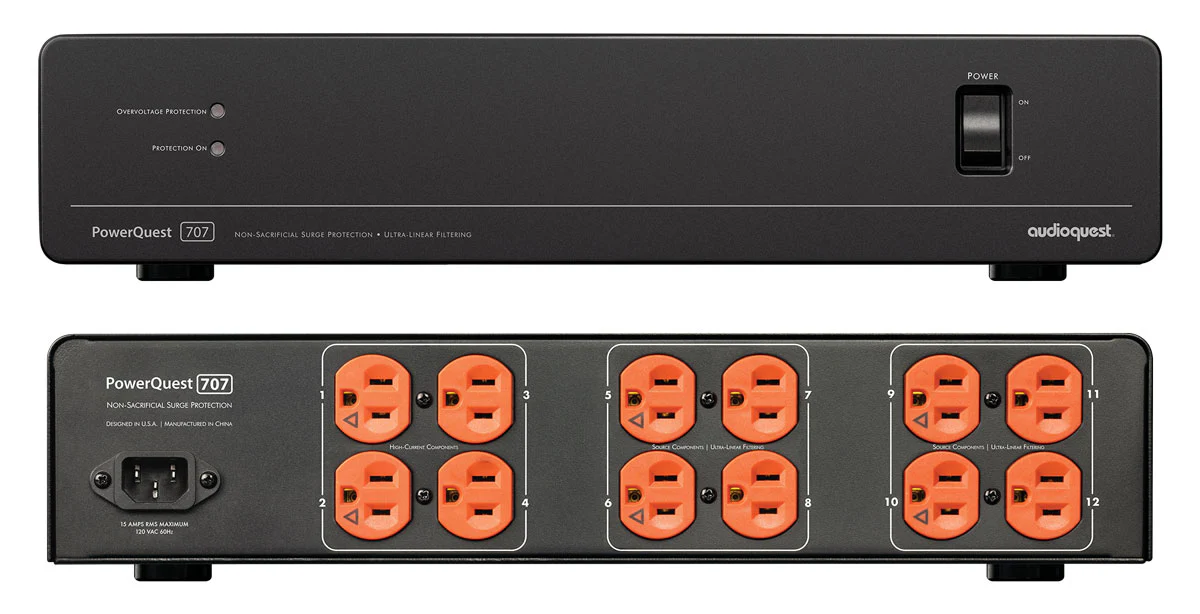 Audioquest PowerQuest PQ707 - Barre 12 prises-Correction 45AMP-PQ7152M - Image 8