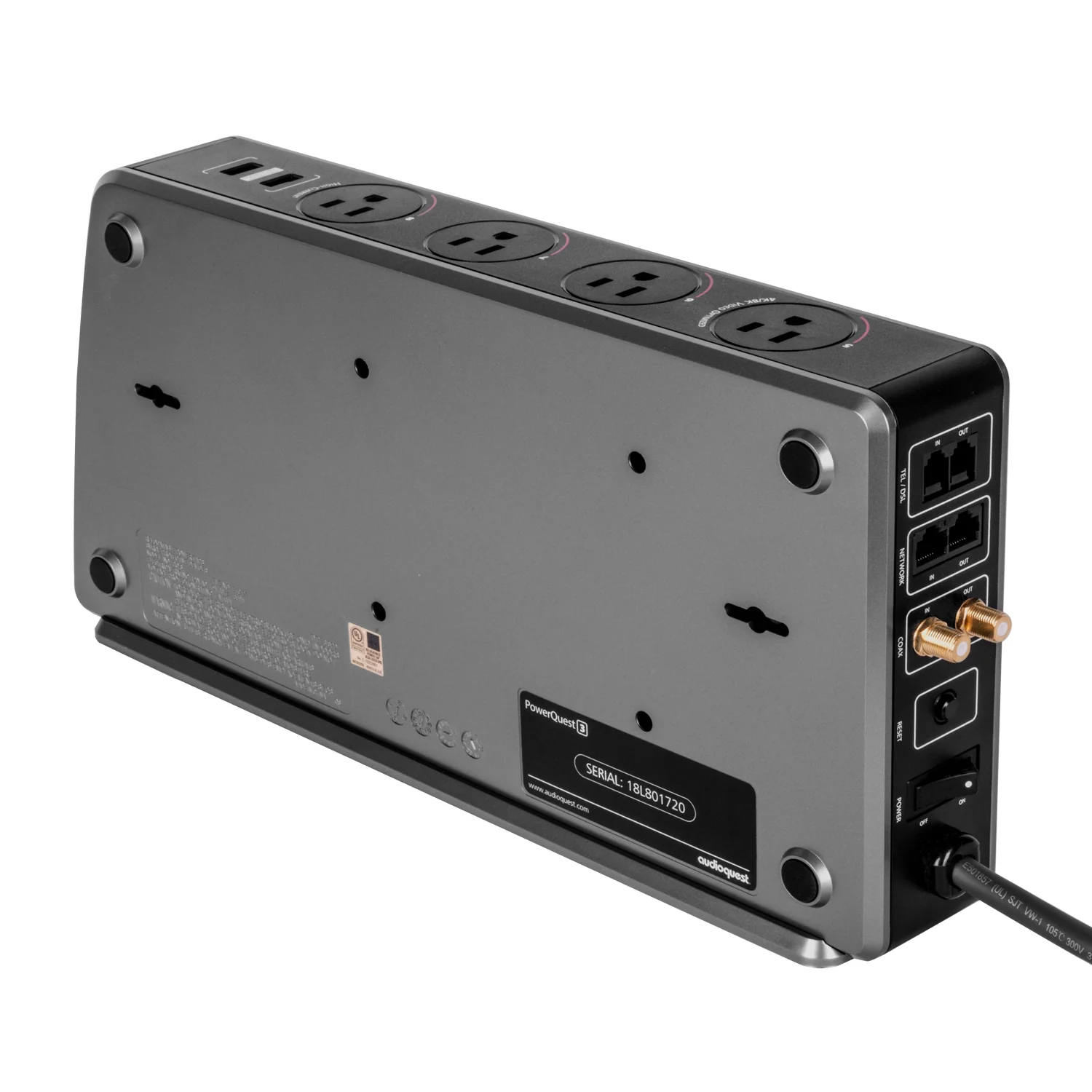 Audioquest PowerQuest 3- Barre d'alimentation/conditionneur 8 prises - Image 3