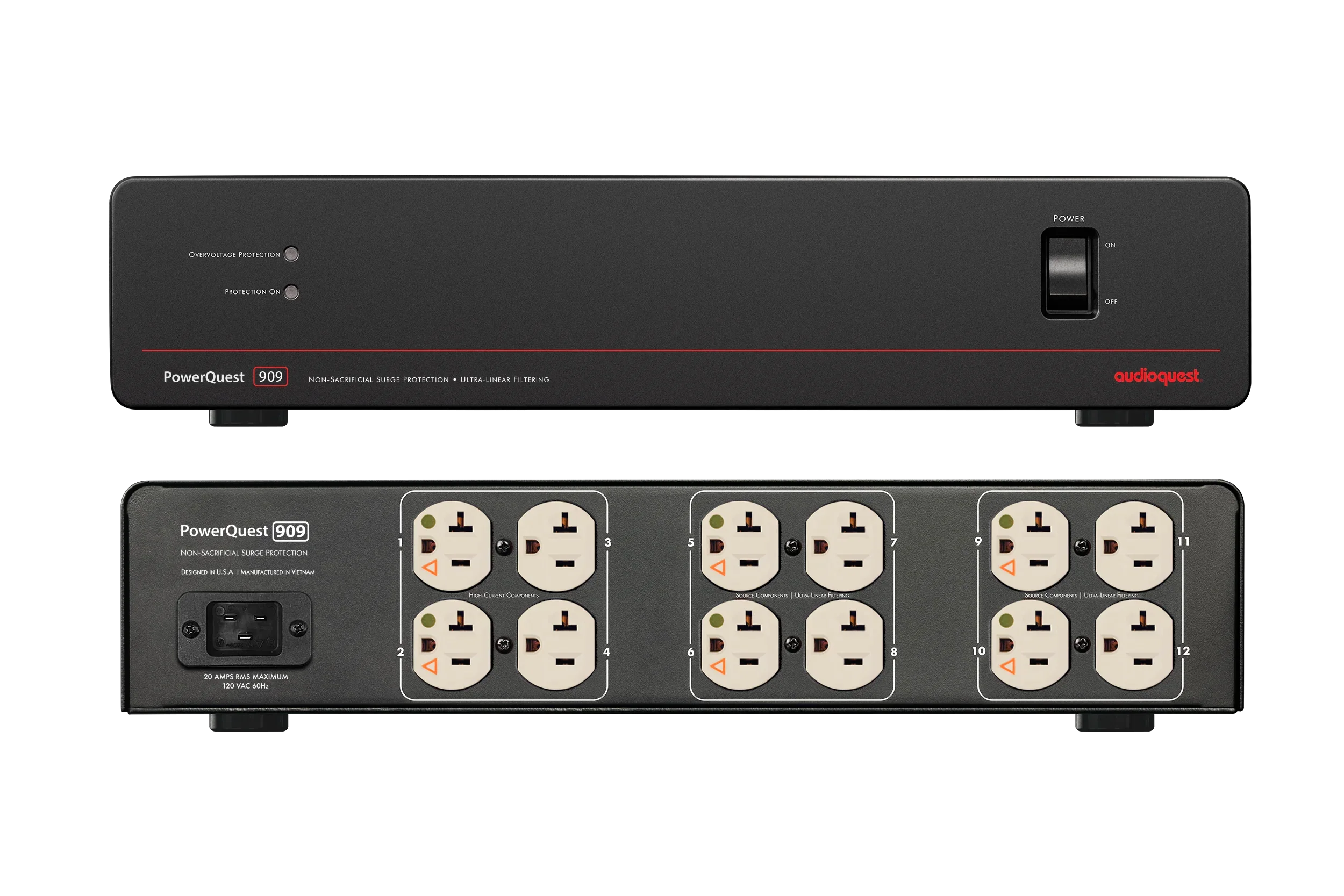 Audioquest PQ909 | Conditionneur de puissance 20A 12 prises - Image 2