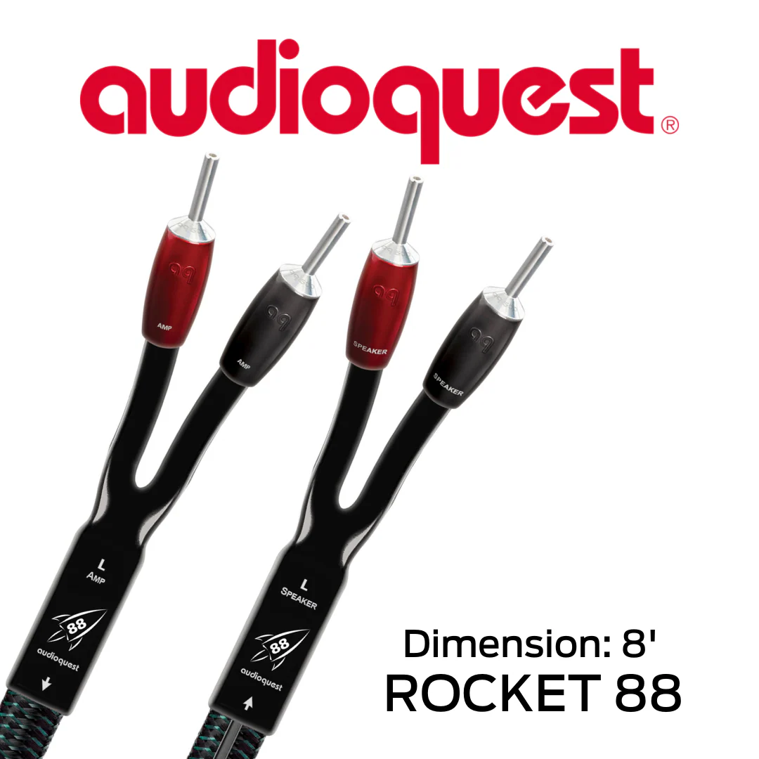 AudioQuest Rocket 88 - Câble de haut-parleurs 13 AWG 72v DBS (paire) - Image 2