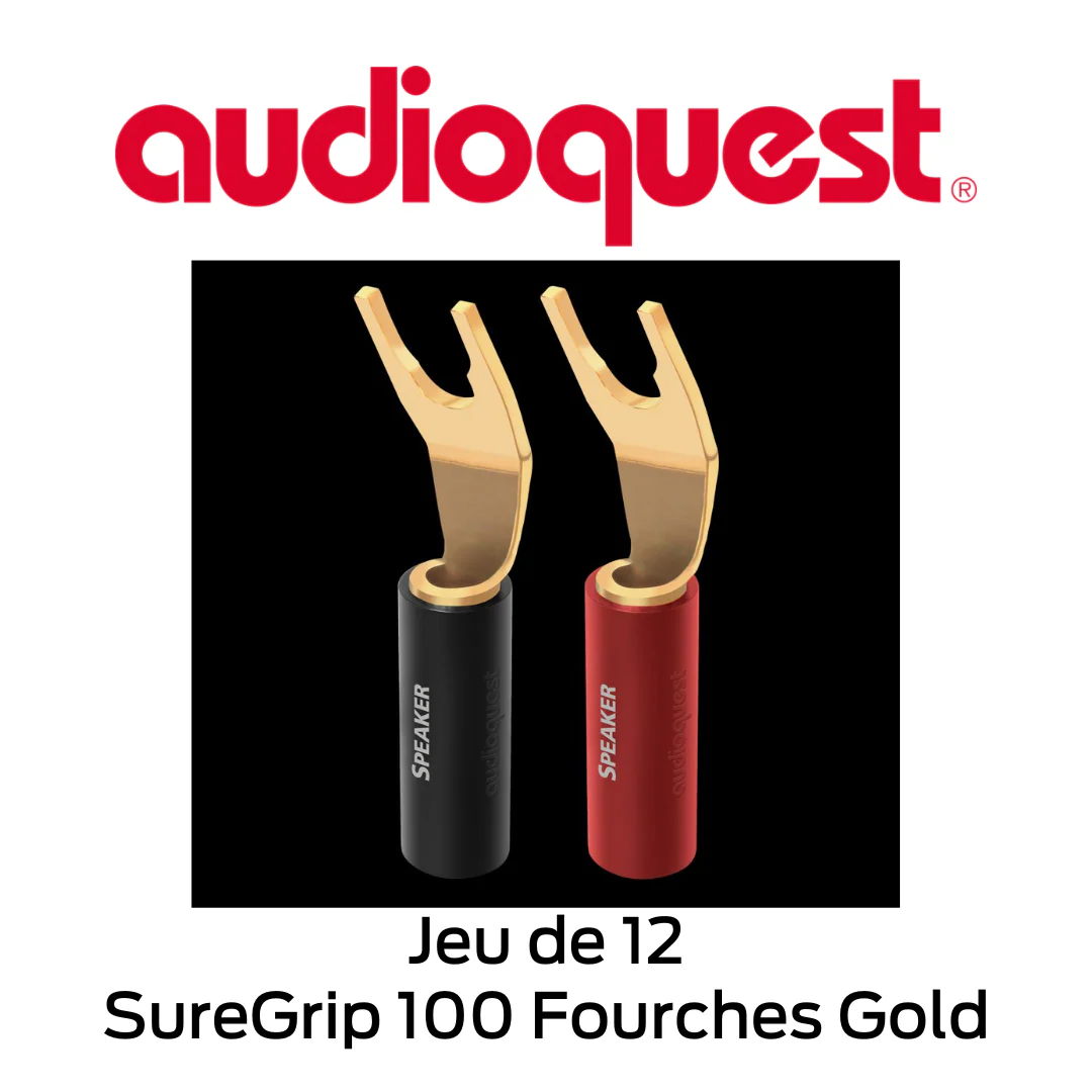 Audioquest SureGrip 100 Fourches Gold - Connecteurs à haut-parleurs - Image 3