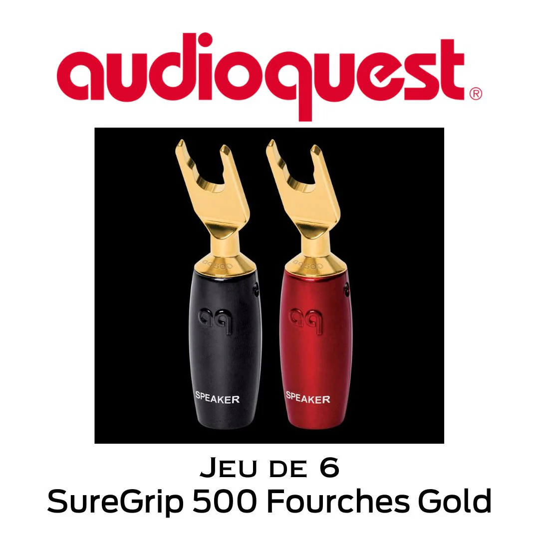 Audioquest SureGrip 500 Fourches Gold - Connecteurs de type Fourches - Image 3