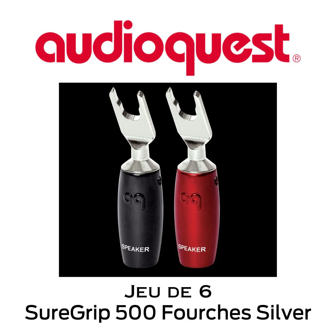 Audioquest SureGrip 500 Fourches Silver - Connecteurs de type Fourches - Image 3