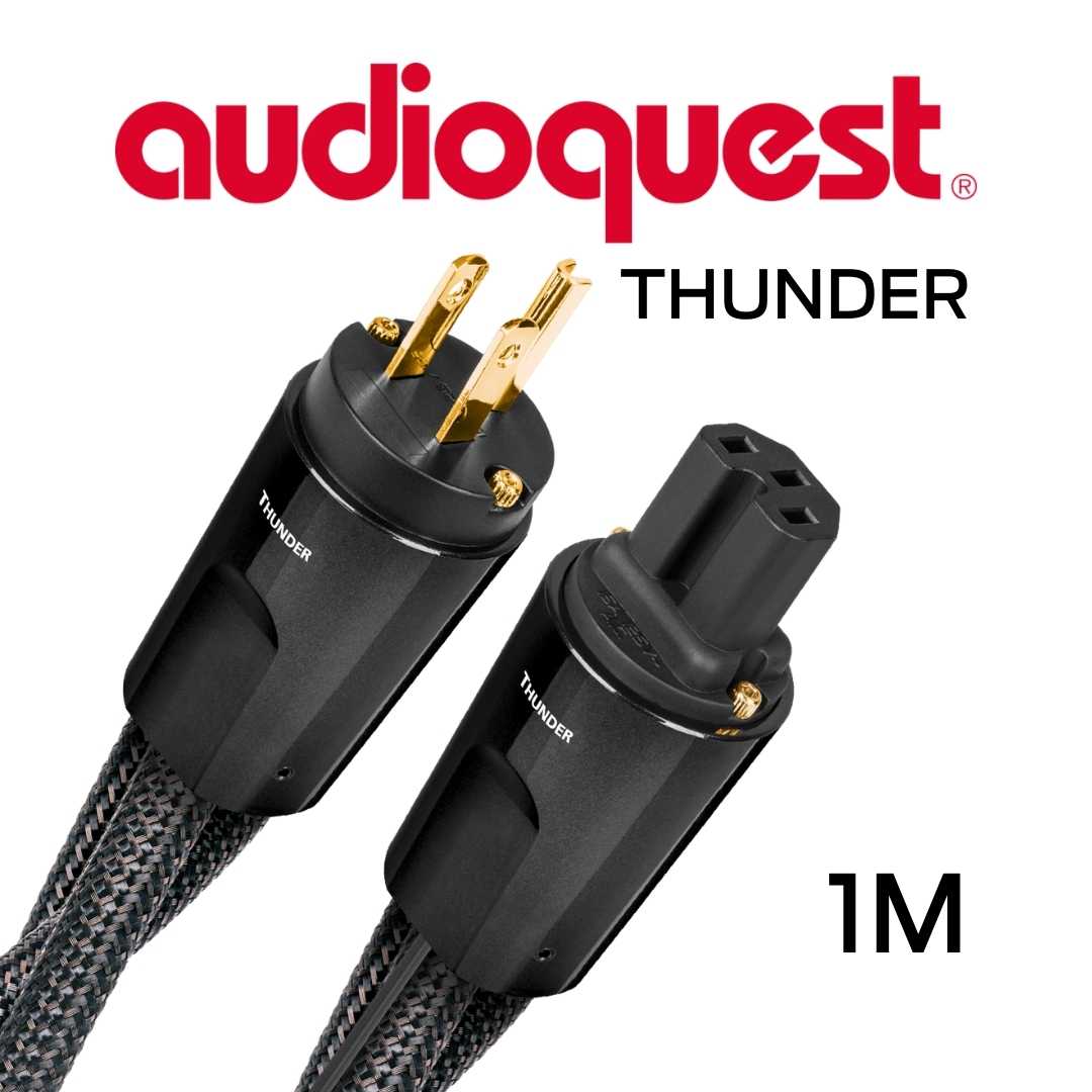 Audioquest Thunder - Câble d'alimentation à courant élevé variable Calibre 11AWG 20Amp RMS@125VAC 72vDBS - Image 2