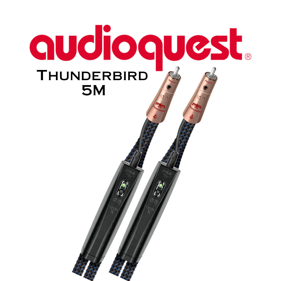 Audioquest Thunderbird - Câble d'interconnexions RCA-RCA Mâle (la paire) - Image 10