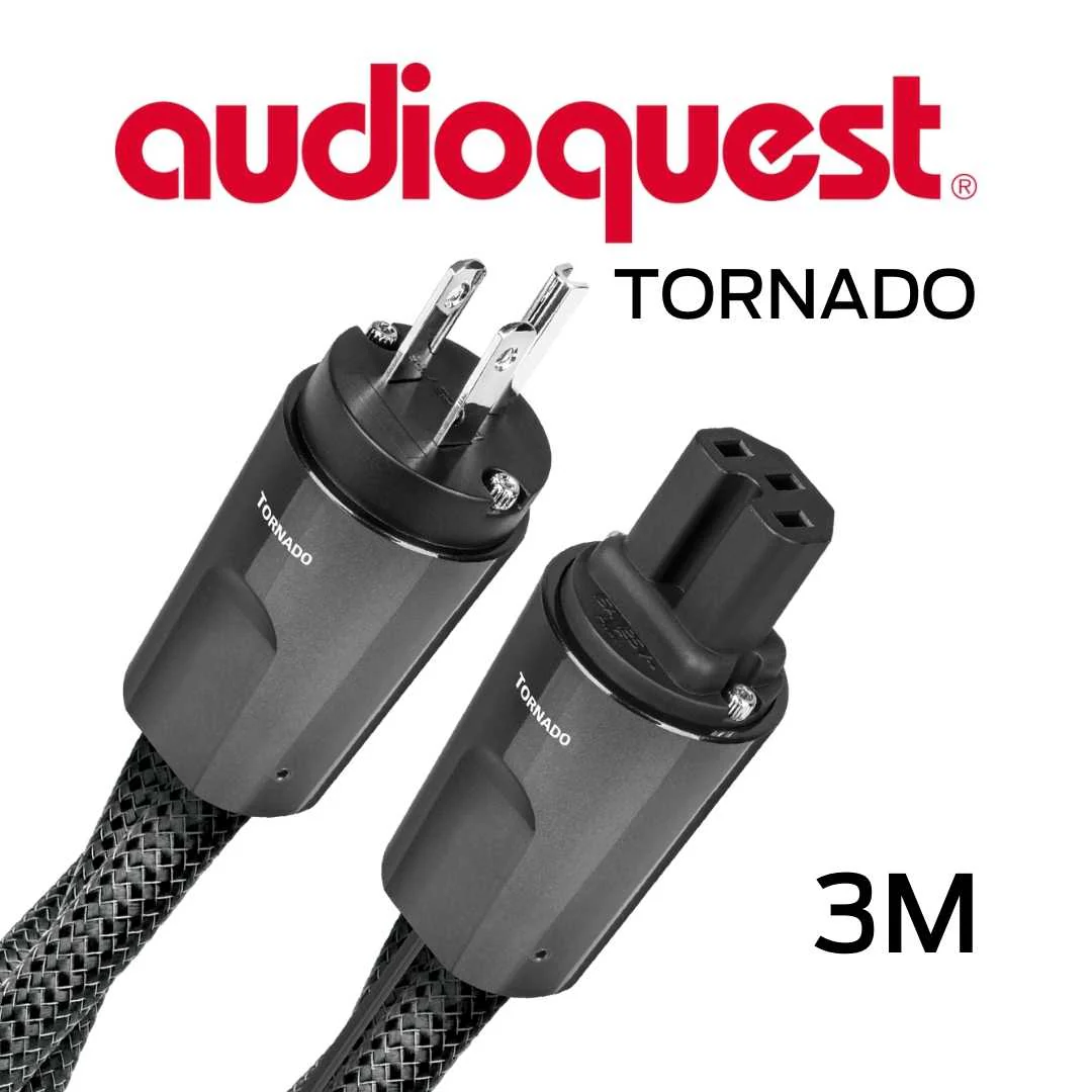 Audioquest Tornado - Câble d'alimentation à courant élevé variable Calibre 11AWG 20Amp RMS@125VAC 72vDBS PSC/PSC+ - Image 4