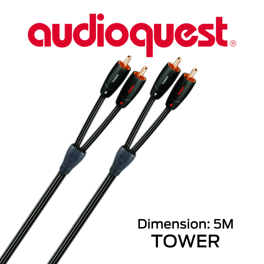AudioQuest Tower - Câbles analogiques RCA-RCA mâle 0.6M à 20M (paire) - Image 7