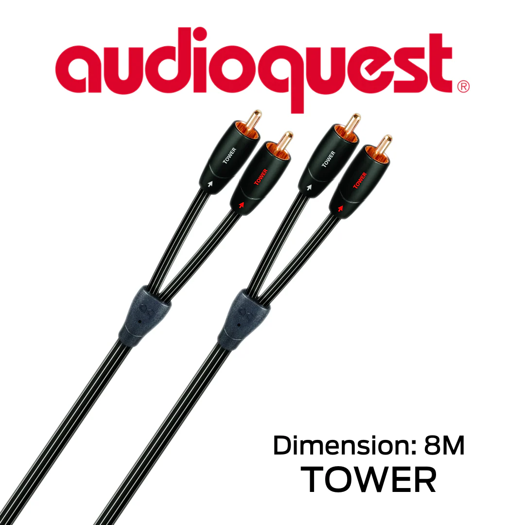 AudioQuest Tower - Câbles analogiques RCA-RCA mâle 0.6M à 20M (paire) - Image 8