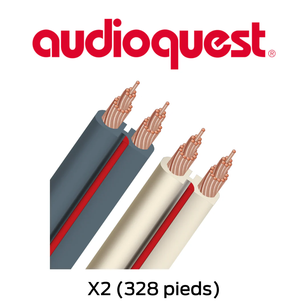 AudioQuest X2 - Câbles de haut-parleurs plat 14 AWG (au pied) - Image 6