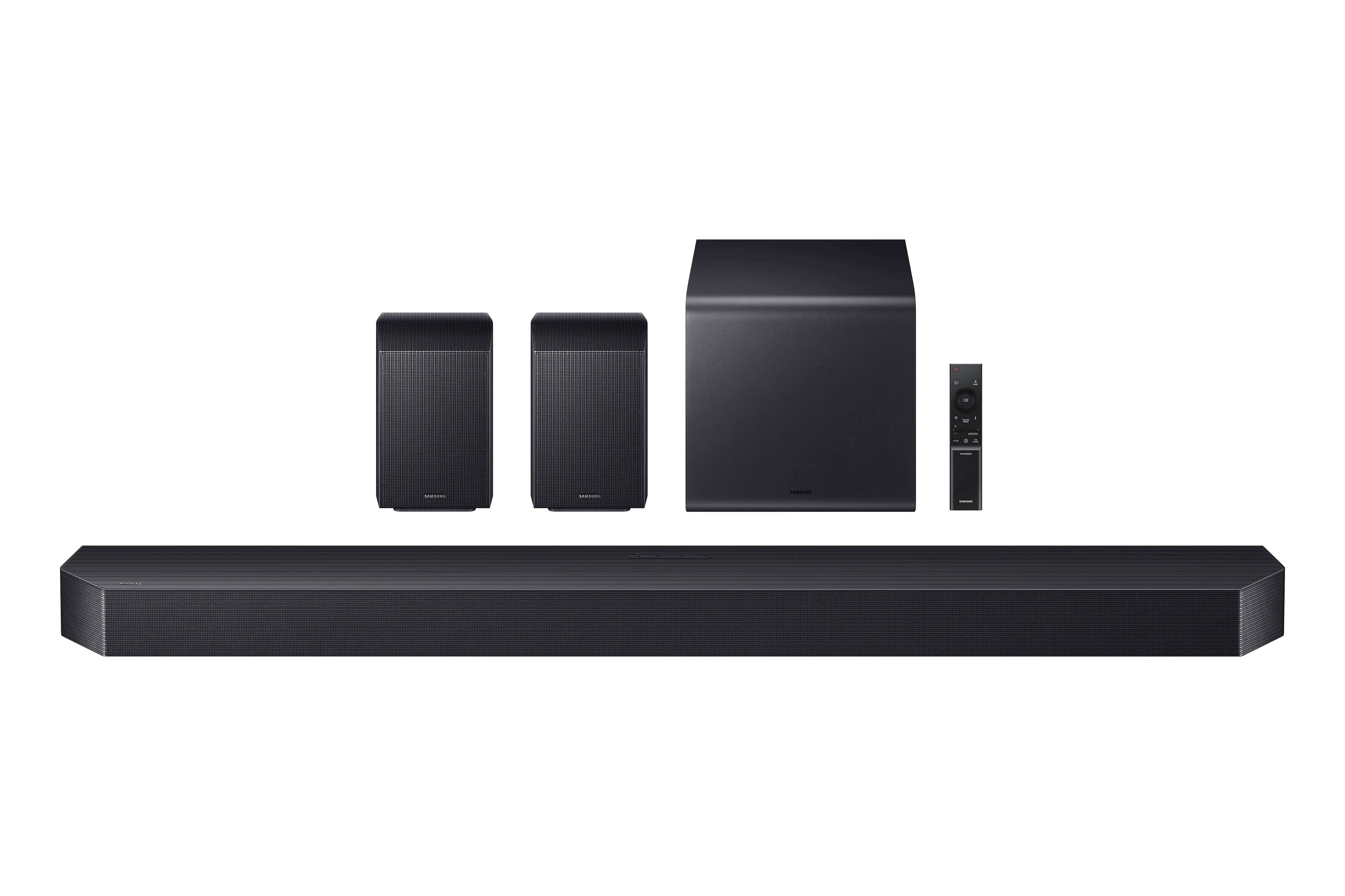 Samsung HW-Q990F - Barre de son 11.1.4, 23HP, 656Watts, Sub 2 x 8'' sans fil actif compact, Dolby Atmos - Image 2