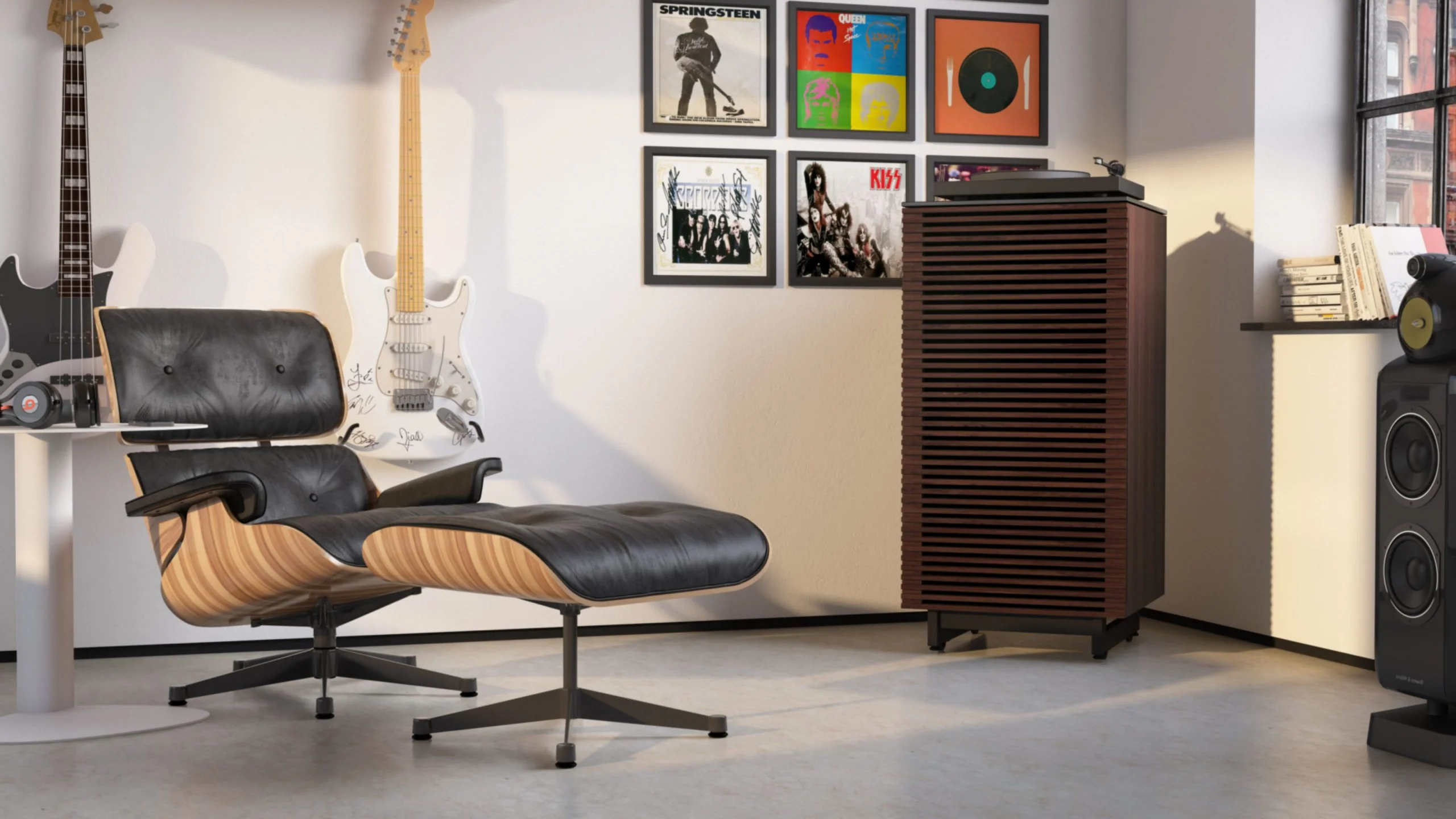 BDI Corridor® 8172 Chocolat - Meuble audio pour composants AV - Image 8