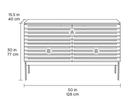 BDI SV 7128 Chocolat - Meuble pour téléviseurs Corridor® - Image 6